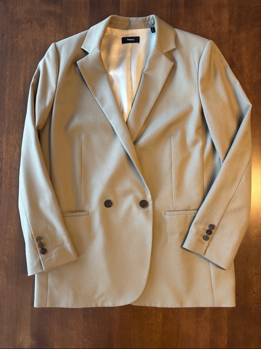 Theory Lightweight Wool Blazer Size 6